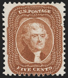 Sale 1234, Lot 70, 1875 Reprint of 1857-60 Issue (Scott 40-47)