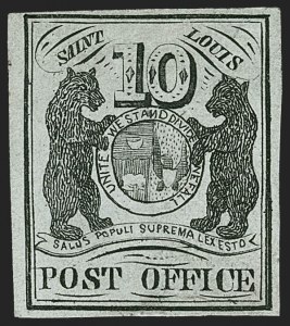 Sale 1234, Lot 9, Postmasters' Provisionals