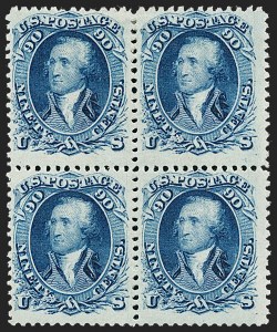 Sale 1234, Lot 98, 1861-66 Issue (Scott 56-78)