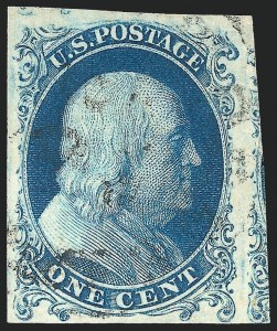 Sale Number 1235, Lot Number 1006, 1851-56 Issue (Scott 6-17)
