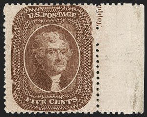 Sale 1235, Lot 1026, 1857-60 Issue (Scott 18-39)