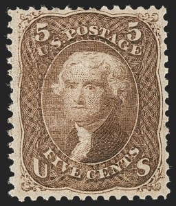 Sale 1235, Lot 1072, 1867-68 Grilled Issue (Scott 79-101)