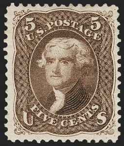 Sale 1235, Lot 1083, 1875 Re-Issue of 1861-66 Issue (Scott 102-111)