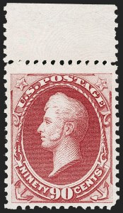 Sale 1235, Lot 1143, 1875 Continental Bank Note Co. Hard Paper Special Printing (Scott 167-177)