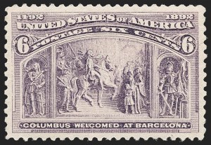 Sale 1235, Lot 1189, 1893 Columbian Issue (Scott 230-245)