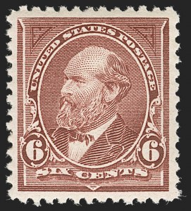 Sale 1235, Lot 1201, 1894-98 Bureau Issue (Scott 246-284), 6c Dull Brown (256) Sale 1235, Lot 1201, 1894-98 Bureau Issue (Scott 246-284)