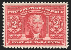 Sale Number 1235, Lot Number 1265, 1904 Louisiana Purchase and Jamestown Issues (Scott 323-330)