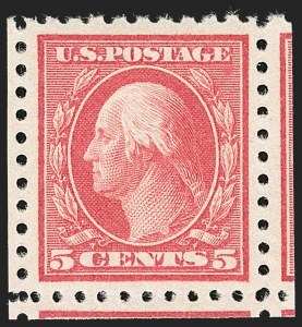 Sale 1235, Lot 1342, 1912-17 Washington-Franklin Issue (Scott 405-480)