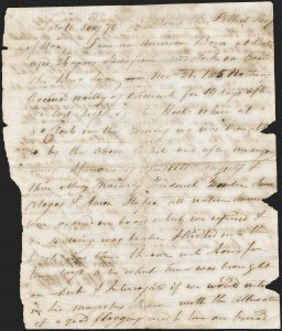 Sale 1239, Lot 501, War of 1812 "Bottle" Letter
