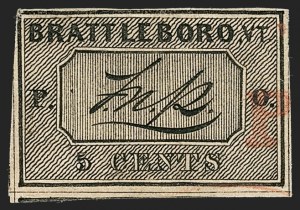 Sale 1239, Lot 503, Postmasters' Provisionals
