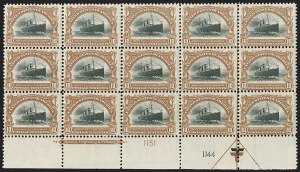 Sale 1239, Lot 615, 1902 Pan-American Issue Stamps, First Day Covers and Inverts