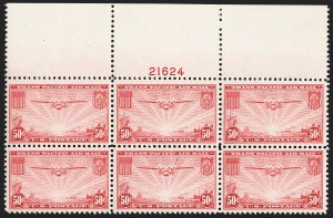 Sale 1239, Lot 648, Air Post thru Newspaper Issues, including Inverted Jenny