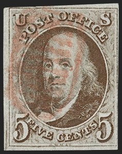 Sale 1240, Lot 117, 1847 Issue (Scott 1-2)