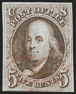 Sale 1240, Lot 121, 1847 Issue (Scott 1-2)