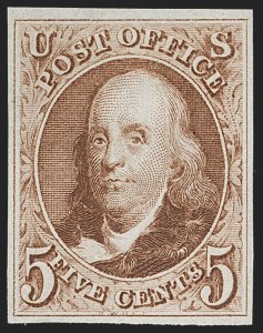 Sale 1240, Lot 140, 1875 Reproduction of 1847 Issue (Scott 3-4)