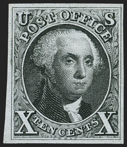 Sale 1240, Lot 143, 1875 Reproduction of 1847 Issue (Scott 3-4)