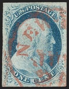 Sale 1240, Lot 151, 1851-56 Issue (Scott 5-17)