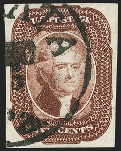 Sale 1240, Lot 156, 1851-56 Issue (Scott 5-17)