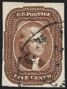 Sale Number 1240, Lot Number 159, 1851-56 Issue (Scott 5-17)