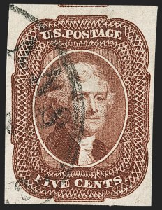 Sale 1240, Lot 161, 1851-56 Issue (Scott 5-17)