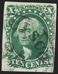 Sale 1240, Lot 175, 1851-56 Issue (Scott 5-17)