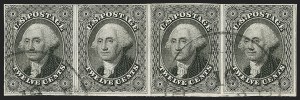 Sale 1240, Lot 183, 1851-56 Issue (Scott 5-17)