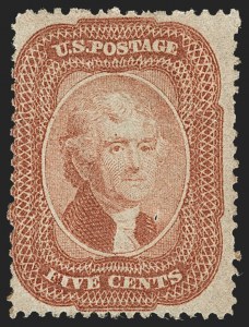 Sale 1240, Lot 193, 1857-60 Issue and 1875 Reprint (Scott 18-47)
