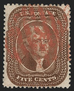 Sale 1240, Lot 197, 1857-60 Issue and 1875 Reprint (Scott 18-47)