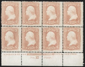Sale 1240, Lot 208, 1861-66 Issue (Scott 56-78)