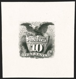 Sale 1240, Lot 21, Essays, Proofs and Specimens: 1845 thru 1869 Issues