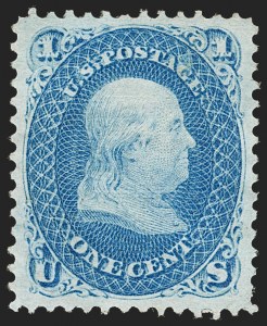 Sale 1240, Lot 231, 1867-68 Grilled Issue (Scott 79-101)