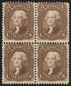 Sale 1240, Lot 237, 1867-68 Grilled Issue (Scott 79-101)