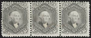 Sale 1240, Lot 243, 1867-68 Grilled Issue (Scott 79-101)