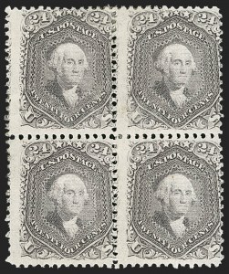 Sale 1240, Lot 244, 1867-68 Grilled Issue (Scott 79-101)