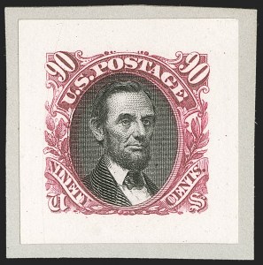 Sale 1240, Lot 26, Essays, Proofs and Specimens: 1845 thru 1869 Issues