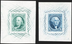 Sale 1240, Lot 3, Essays, Proofs and Specimens: 1845 thru 1869 Issues