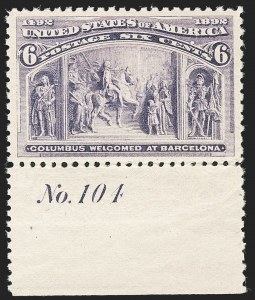 Sale 1240, Lot 300, 1893 Columbian Issue (Scott 230-245)