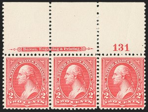 Sale 1240, Lot 314, 1894-97 Bureau Issues (Scott 246-284)