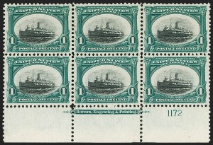 Sale 1240, Lot 372, 1901 Pan-American Issue (Scott 294-299)