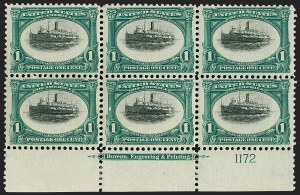 Sale 1240, Lot 373, 1901 Pan-American Issue (Scott 294-299)