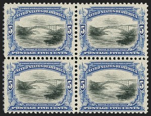 Sale 1240, Lot 381, 1901 Pan-American Issue (Scott 294-299)