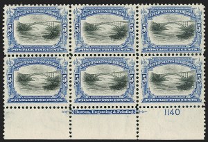 Sale 1240, Lot 382, 1901 Pan-American Issue (Scott 294-299)