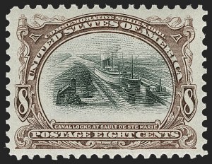 Sale Number 1240, Lot Number 383, 1901 Pan-American Issue (Scott 294-299)