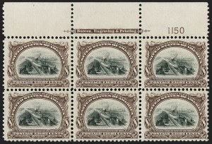 Sale 1240, Lot 385, 1901 Pan-American Issue (Scott 294-299)