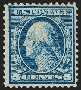 Sale 1240, Lot 423, 1909 Bluish Paper Issue (Scott 357-366)