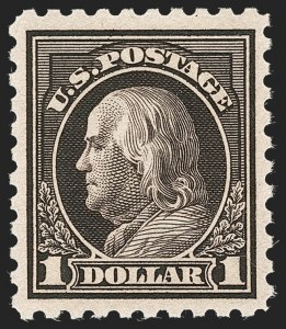 Sale 1240, Lot 459, 1912-15 Washington-Franklin Issue (Scott 405-461)