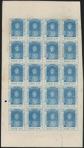 Sale 1240, Lot 725, Confederate States and U.S. Possessions