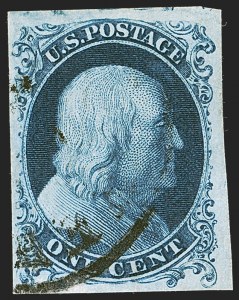 Sale 1242, Lot 105, One-Cent: Plate Four (Scott 6-8A)