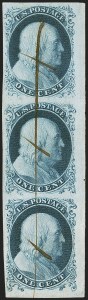 Sale 1242, Lot 108, One-Cent: Plate Four (Scott 6-8A)