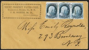 Sale 1242, Lot 117, One-Cent: Plate Four (Scott 6-8A)